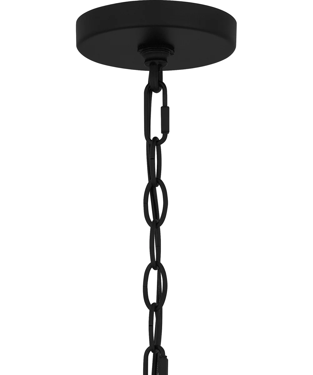 Tilmore Large 1-light Outdoor Pendant Light Matte Black - Image 6