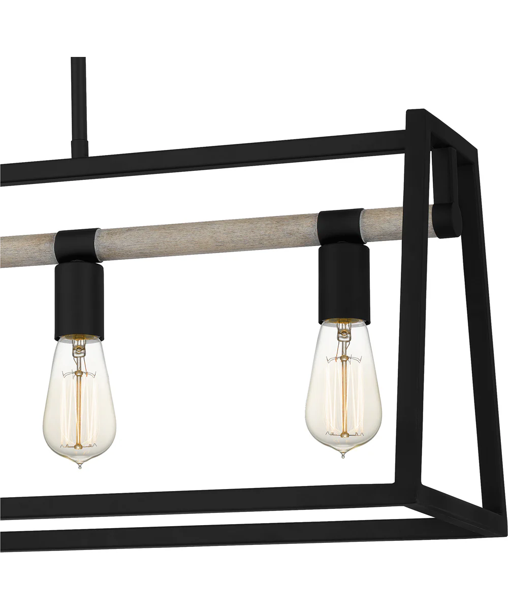 Tippet 5-light Island Light Matte Black - Image 6