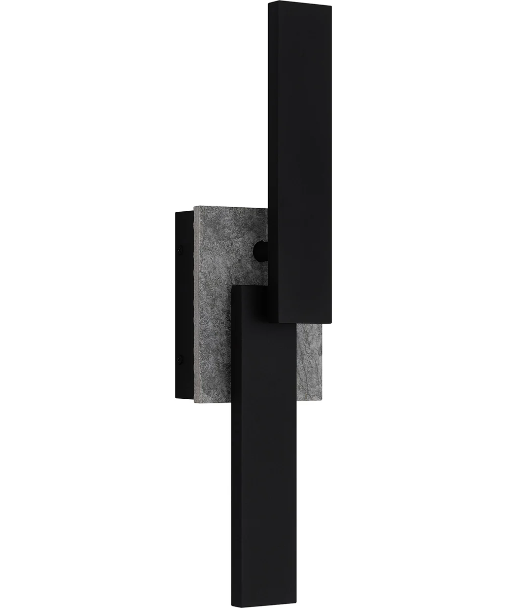 Todman Medium Outdoor Wall Light Coastal Armour Aluminum Earth Black - Image 2