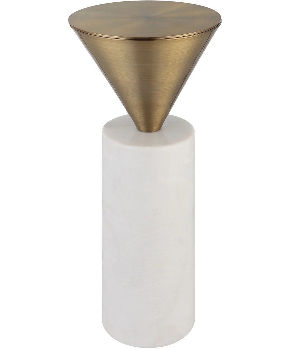 Top Hat Brass Drink Table