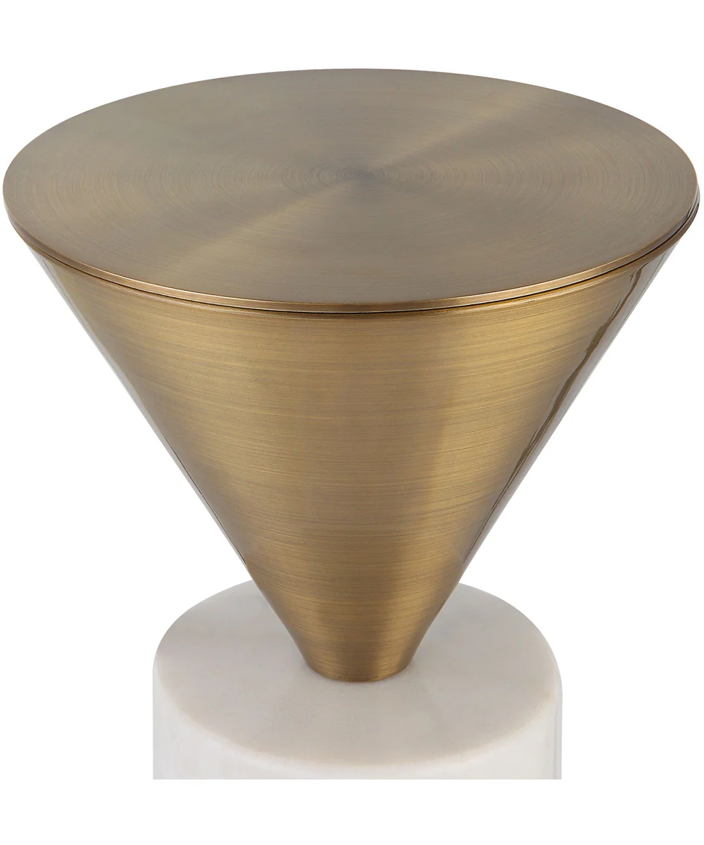 Top Hat Brass Drink Table - Image 3