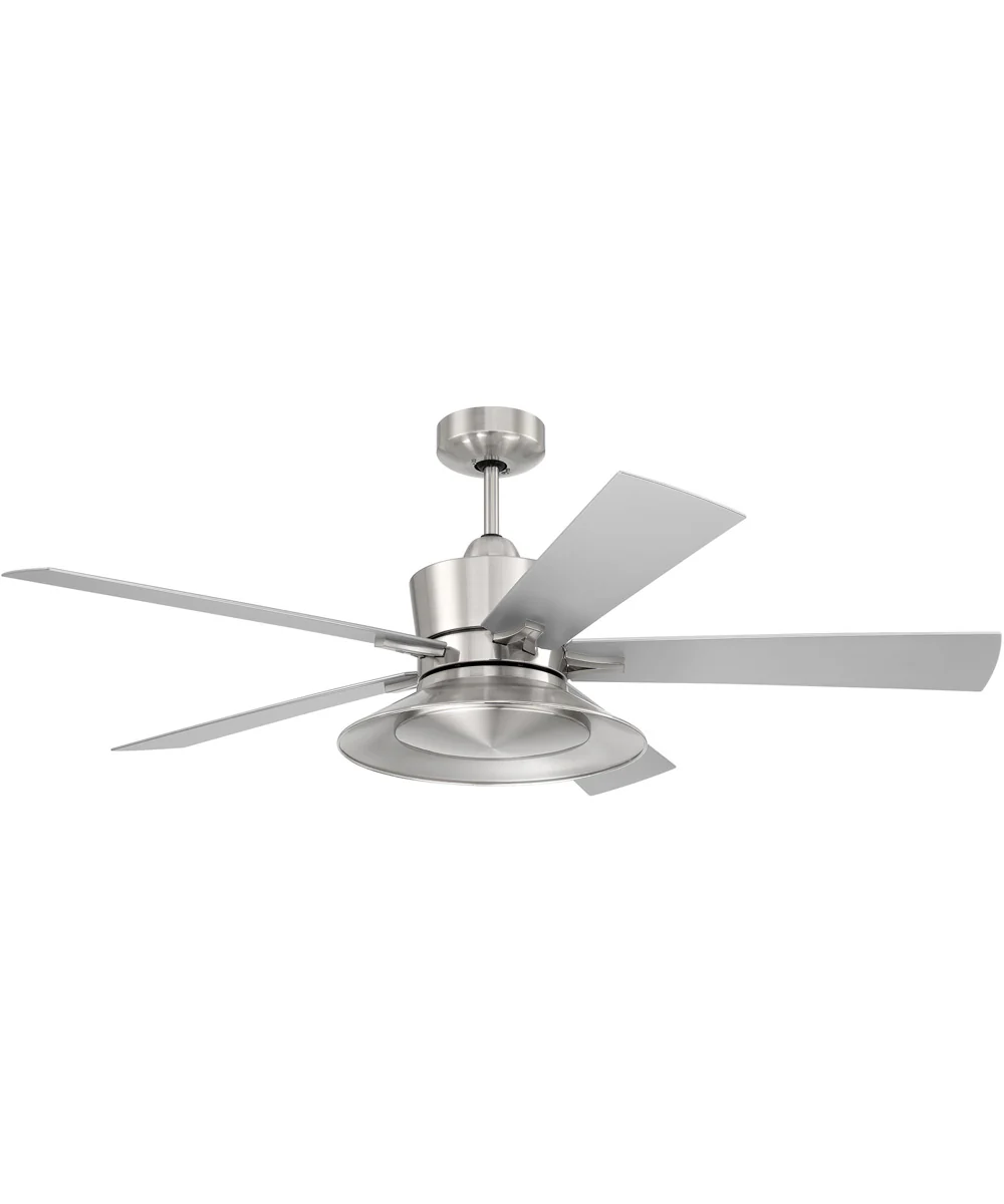 52" Topper 1-Light Fan Brushed Polished Nickel - Image 10