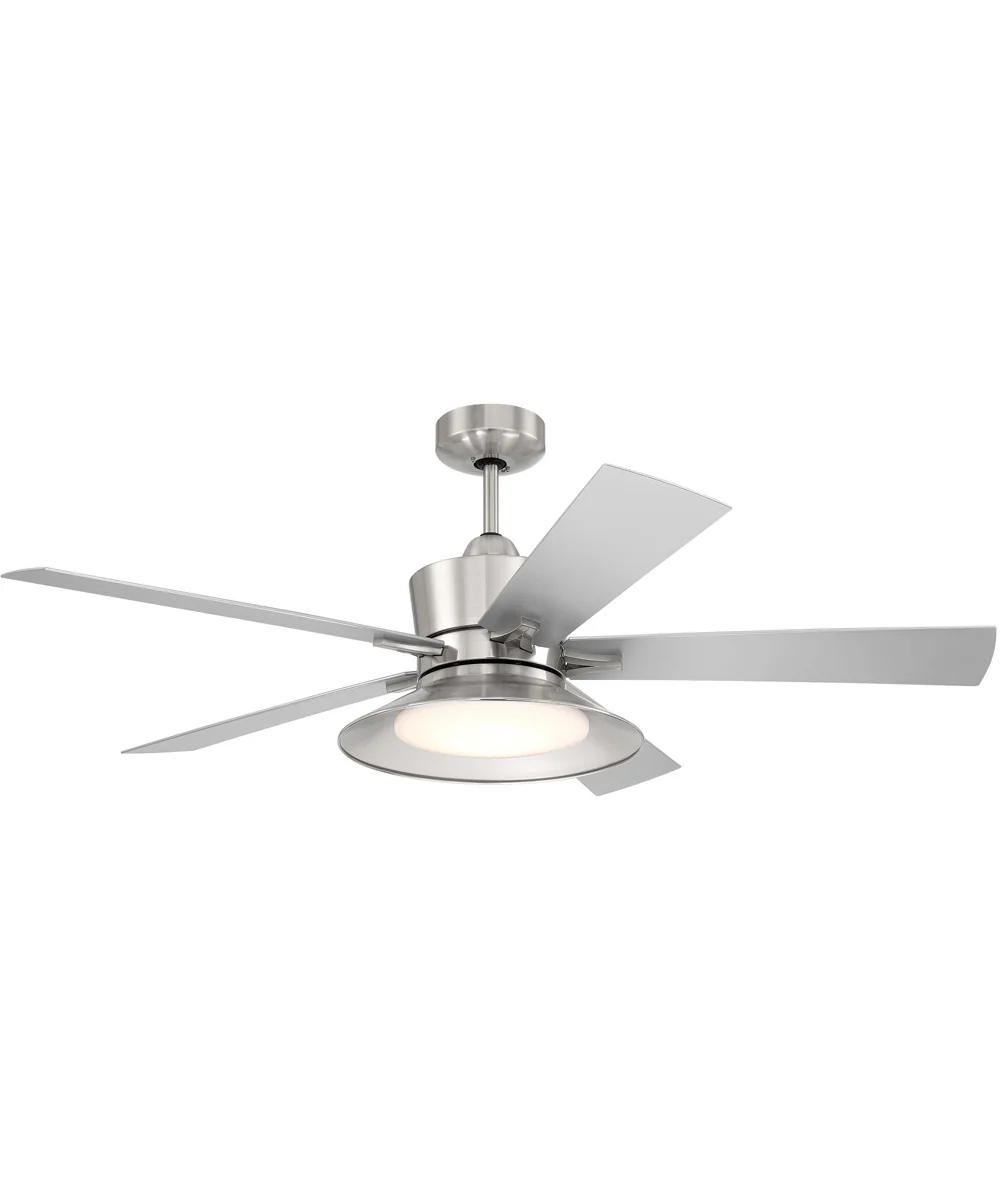52" Topper 1-Light Fan Brushed Polished Nickel - Image 3