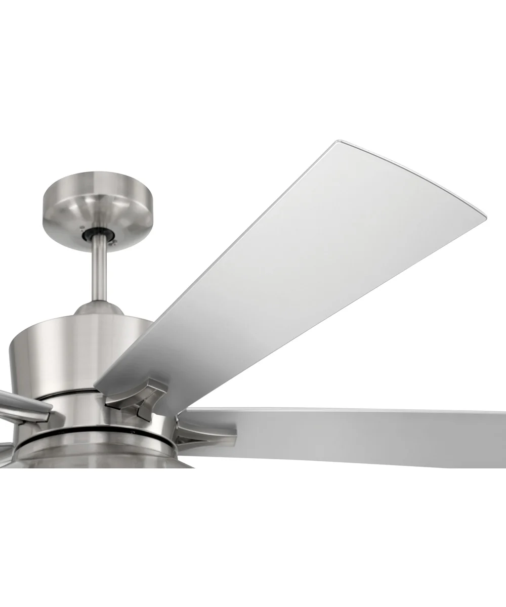 52" Topper 1-Light Fan Brushed Polished Nickel - Image 9
