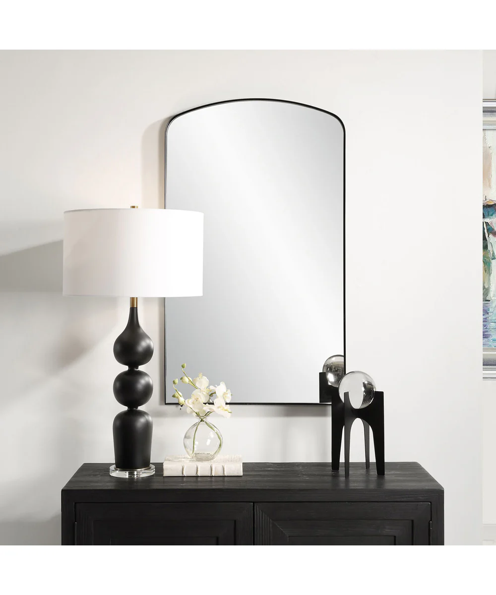 Tordera Black Arch Mirror - Image 2