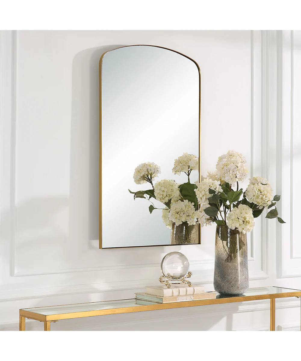 Tordera Brass Arch Mirror - Image 2