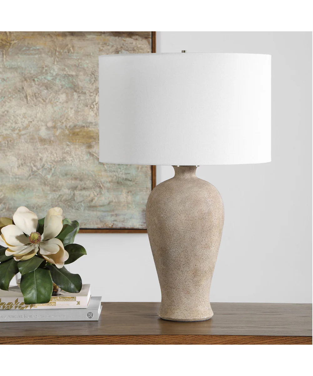 Torres Textured Ceramic Table Lamp - Image 3