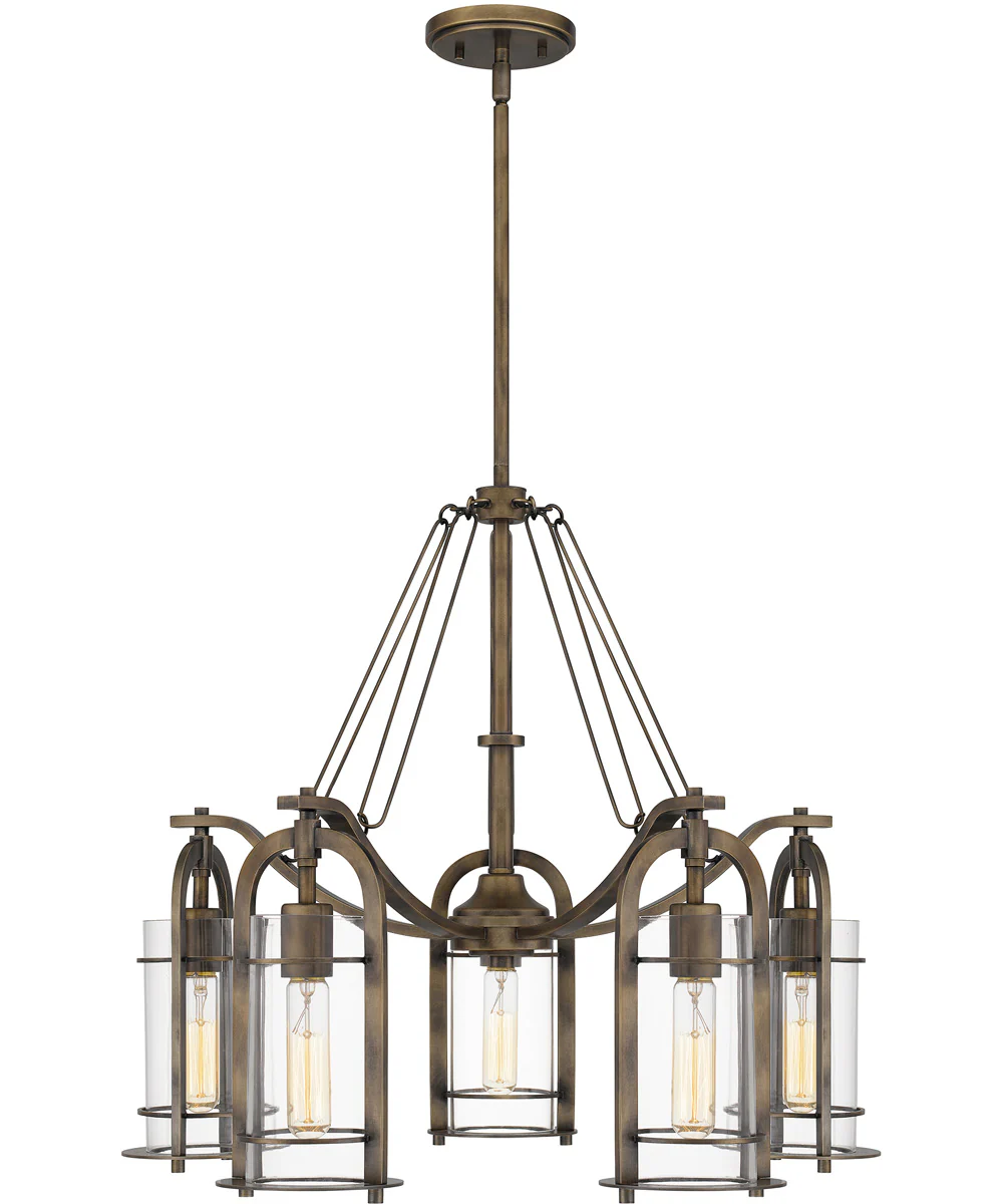 Toscana 5-light Chandelier Statuary Bronze