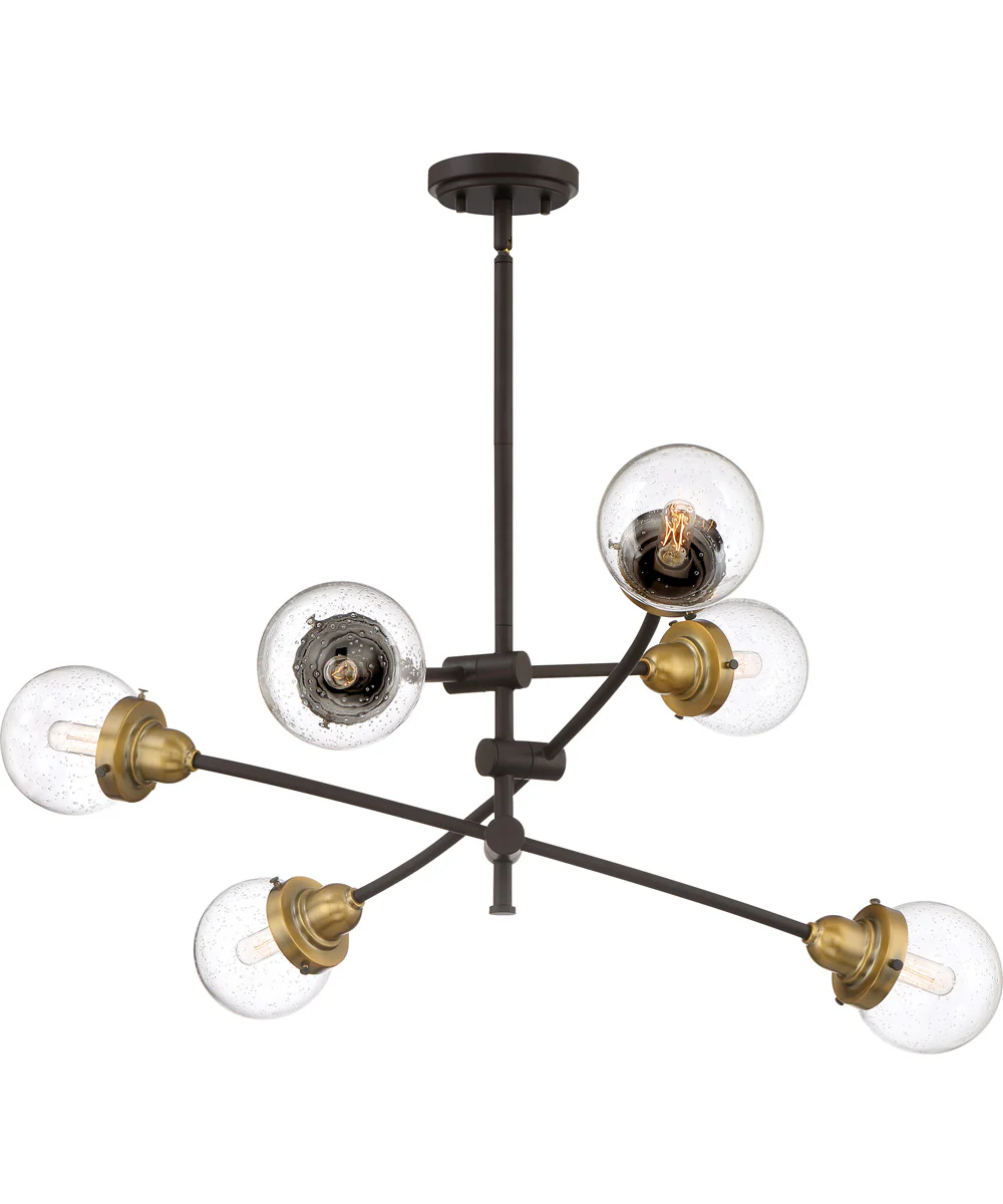 Trance 6-light Chandelier Western Bronze - Image 2