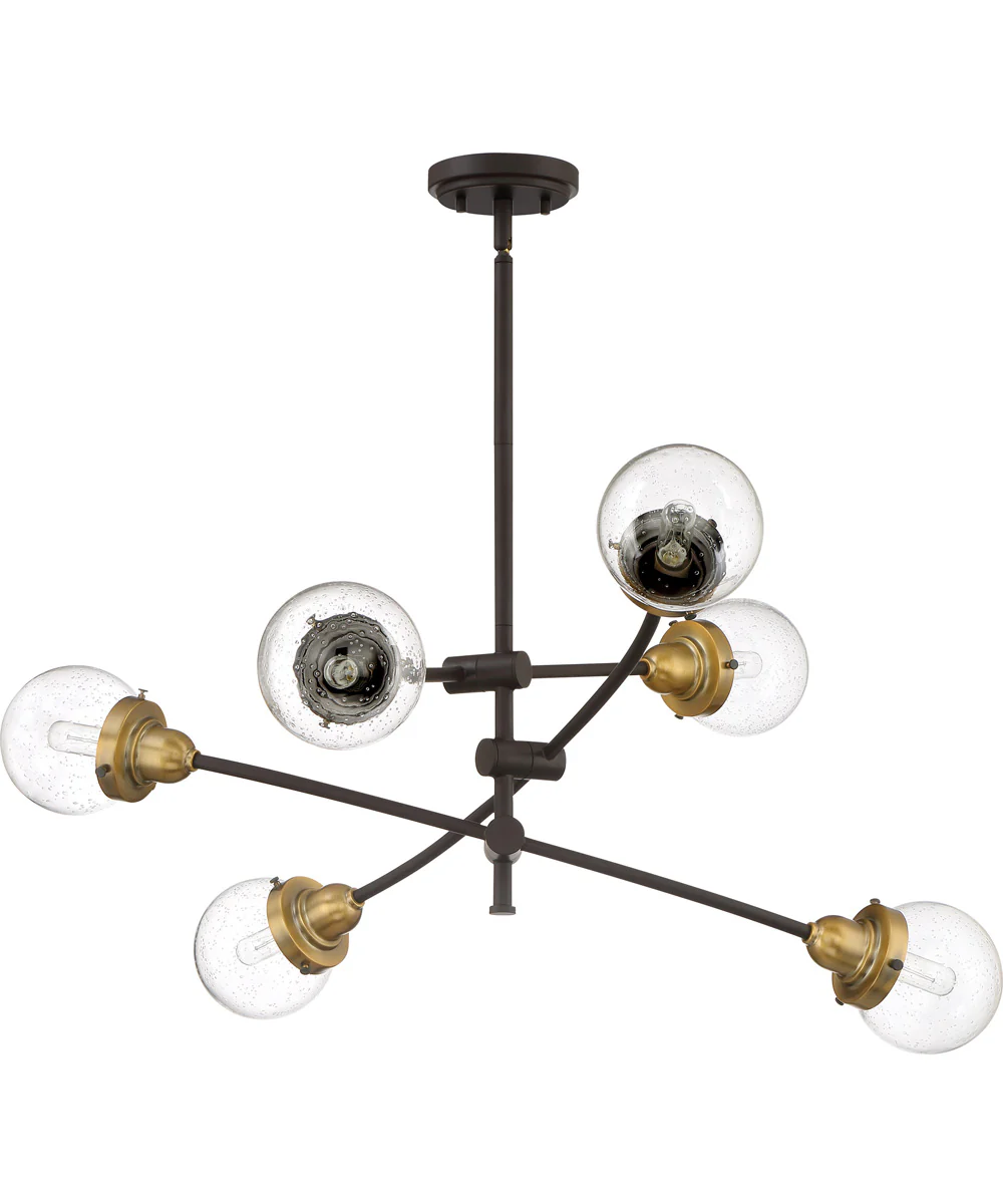 Trance 6-light Chandelier Western Bronze - Image 3