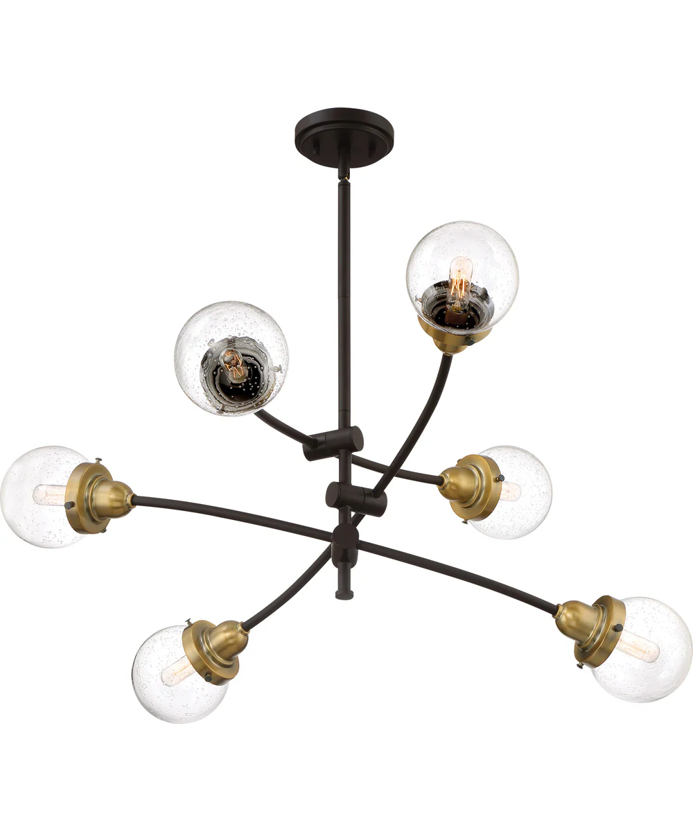 Trance 6-light Chandelier Western Bronze - Image 4
