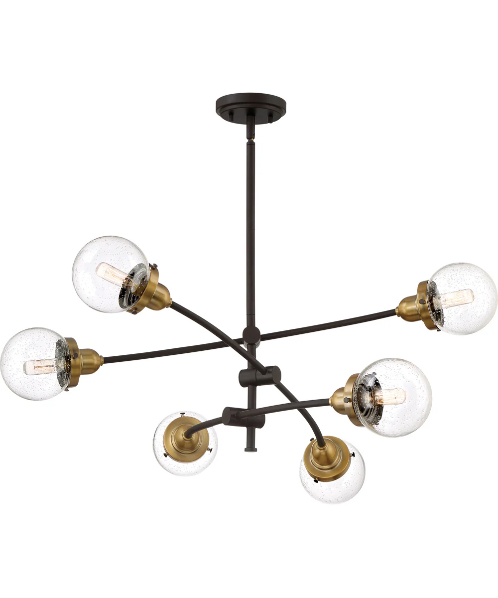 Trance 6-light Chandelier Western Bronze - Image 5