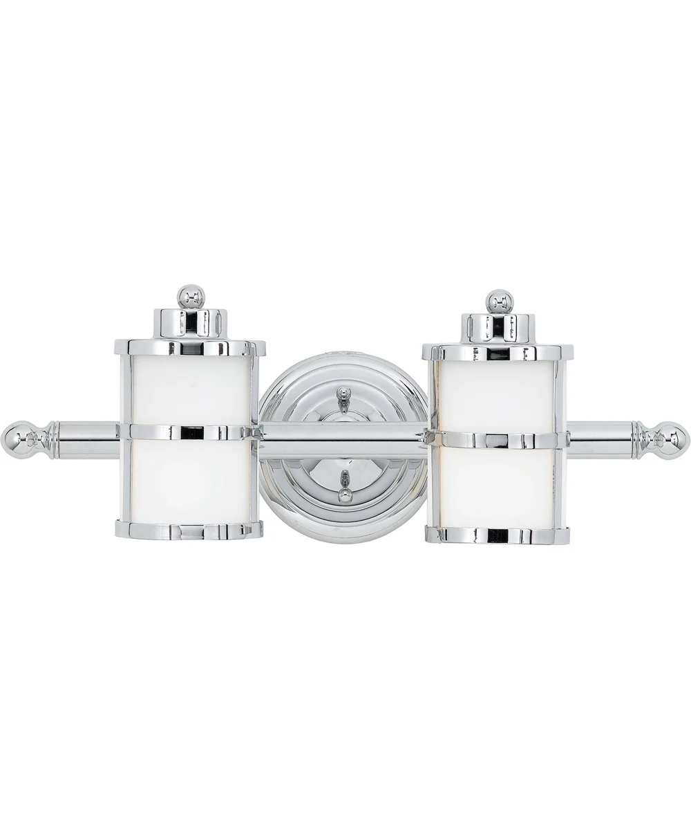Tranquil Bay Medium 2-light Bath Light Polished Chrome - Image 2