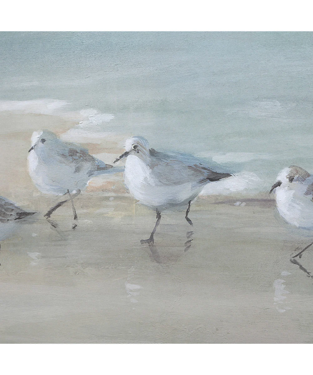 Tranquil Shorebirds On The Sand Framed Print - Image 5