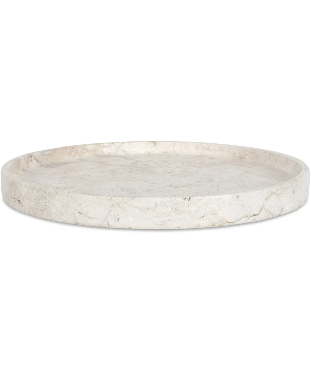 Travessa Outdoor Round Stone Tray