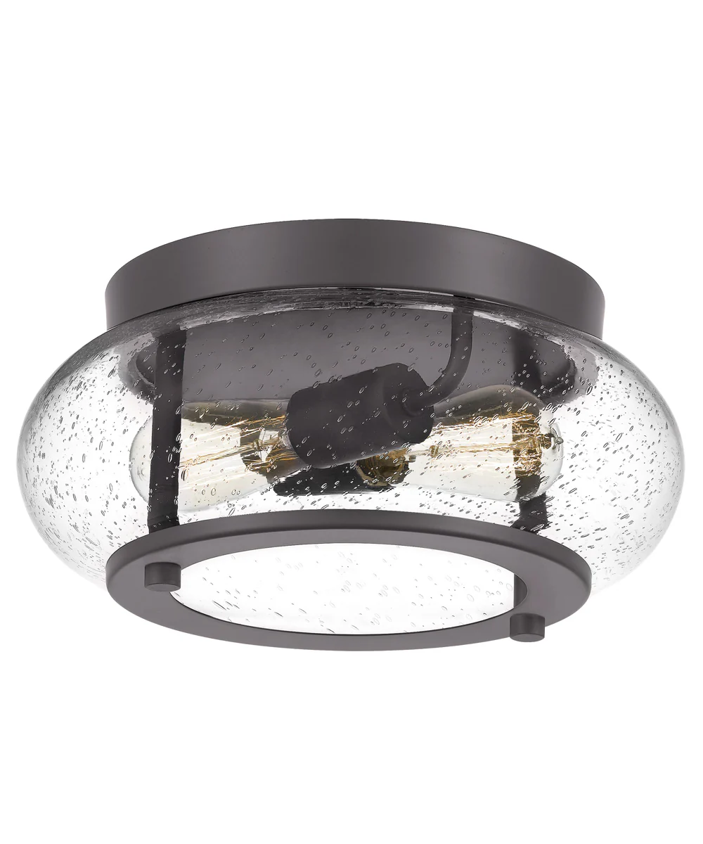 Trilogy 2-light Flush Mount Old Bronze - Image 4