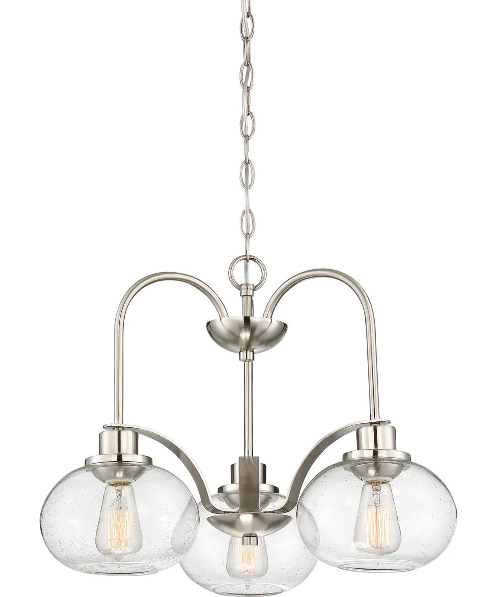 Trilogy 3-light Chandelier Brushed Nickel - Image 2