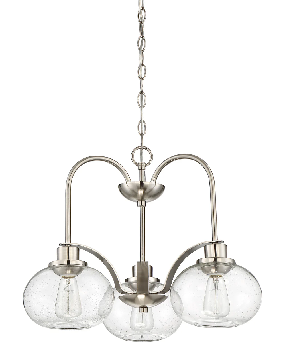 Trilogy 3-light Chandelier Brushed Nickel - Image 3