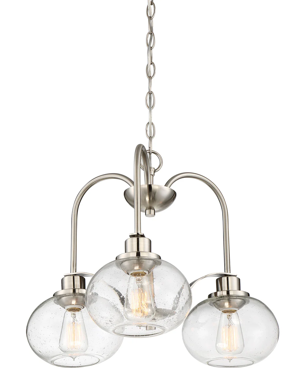 Trilogy 3-light Chandelier Brushed Nickel - Image 5