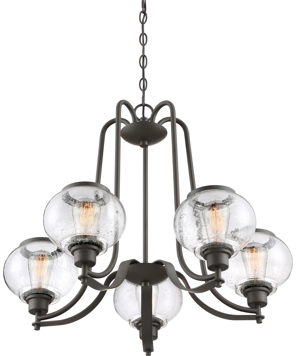 Trilogy 5-light Chandelier Old Bronze - Image 4