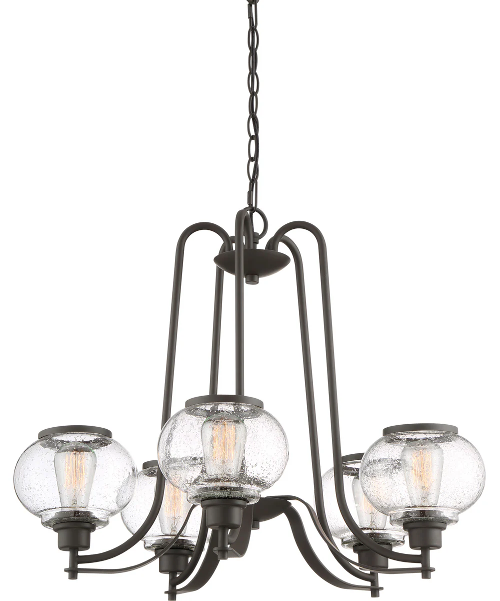 Trilogy 5-light Chandelier Old Bronze - Image 5
