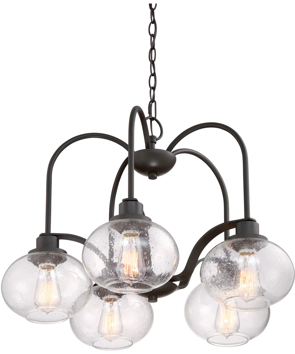 Trilogy 5-light Chandelier Old Bronze - Image 5