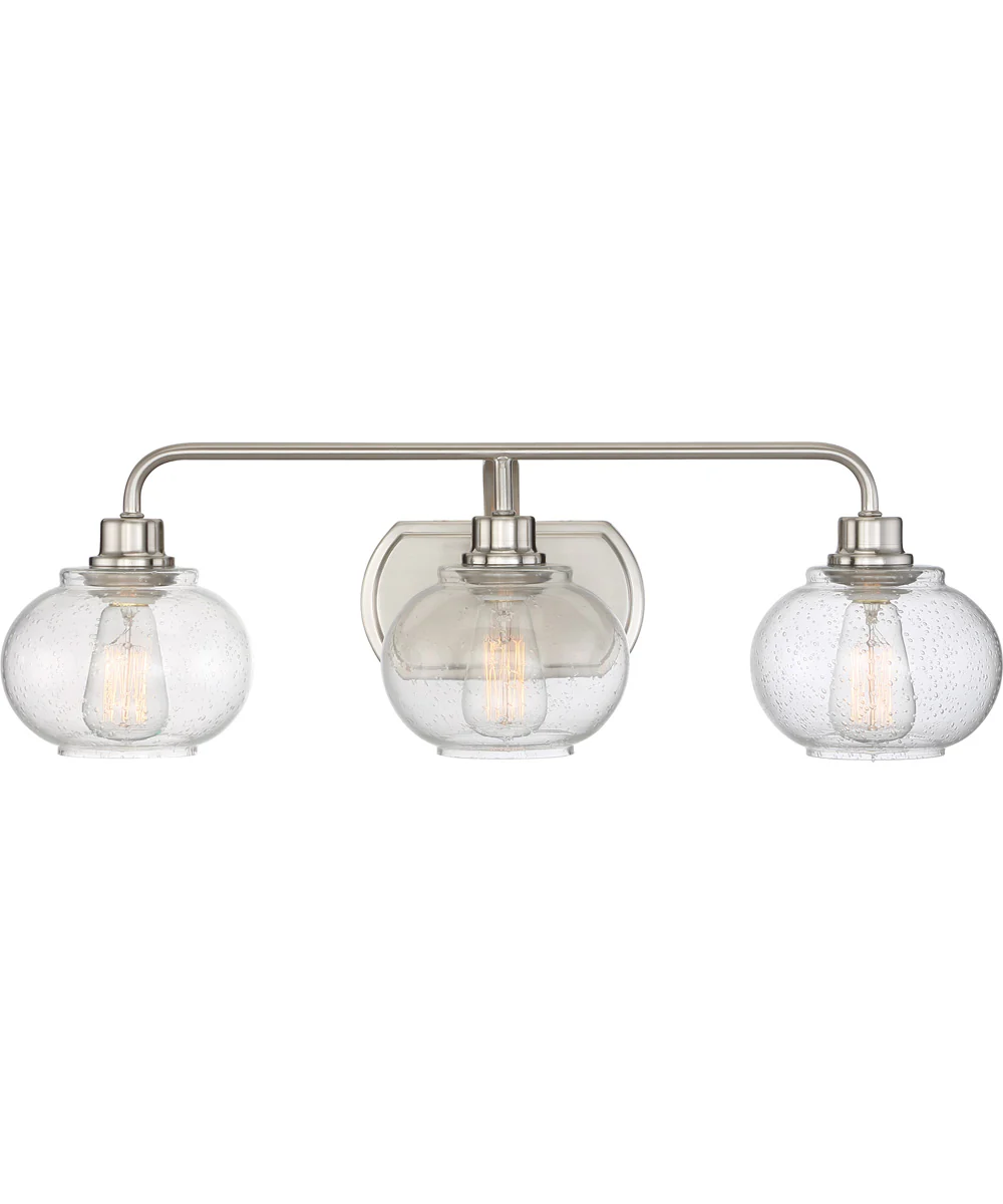 Trilogy Large 3-light Bath Light Brushed Nickel - Image 2