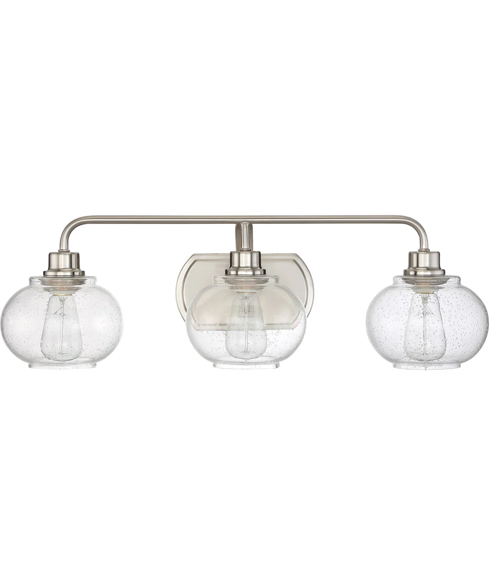 Trilogy Large 3-light Bath Light Brushed Nickel - Image 3