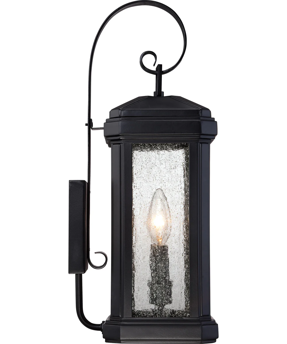Trumbull Medium 2-light Outdoor Wall Light Mystic Black - Image 5