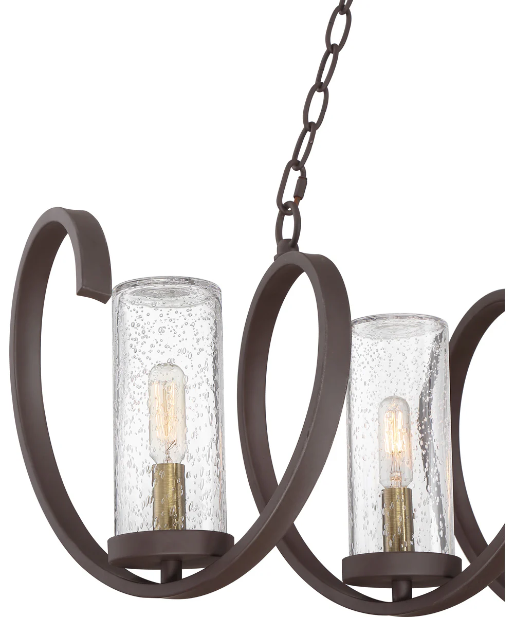 Tumult 5-light Island Light Western Bronze - Image 5