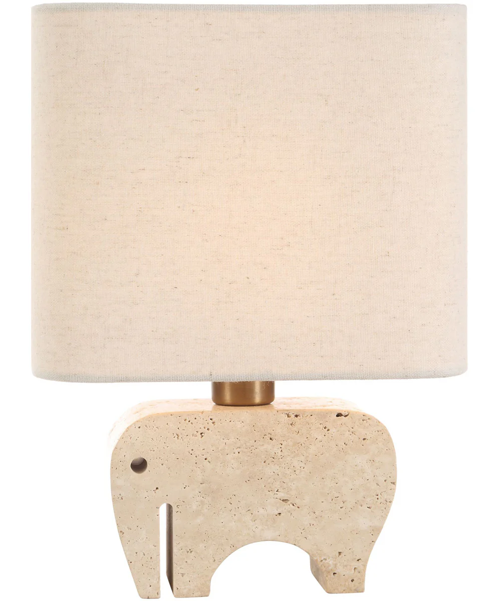 Tusk Travertine Accent Lamp - Image 3