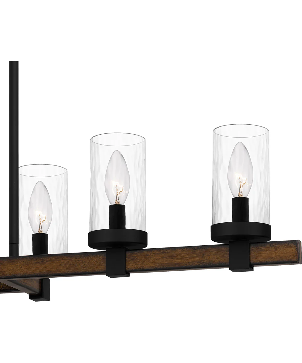 Tuthill Medium 6-light Island Light Matte Black - Image 6