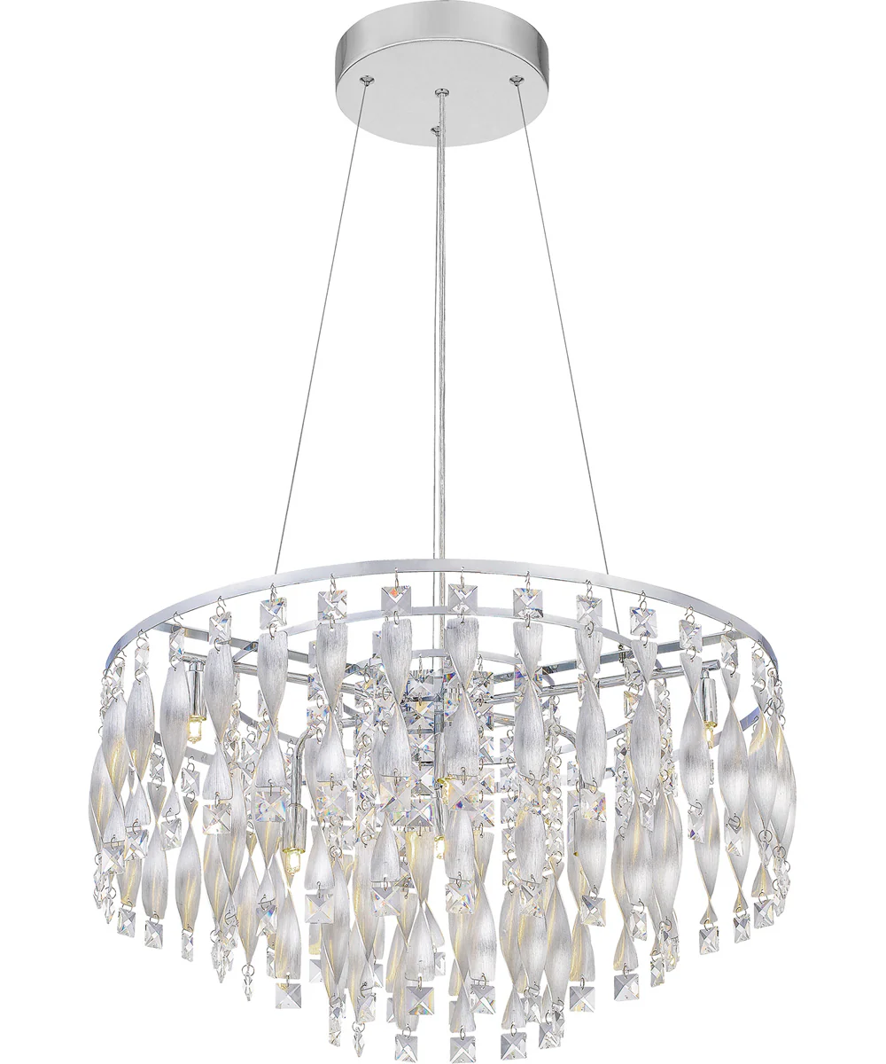 Twinkle 6-light Pendant Polished Chrome - Image 4