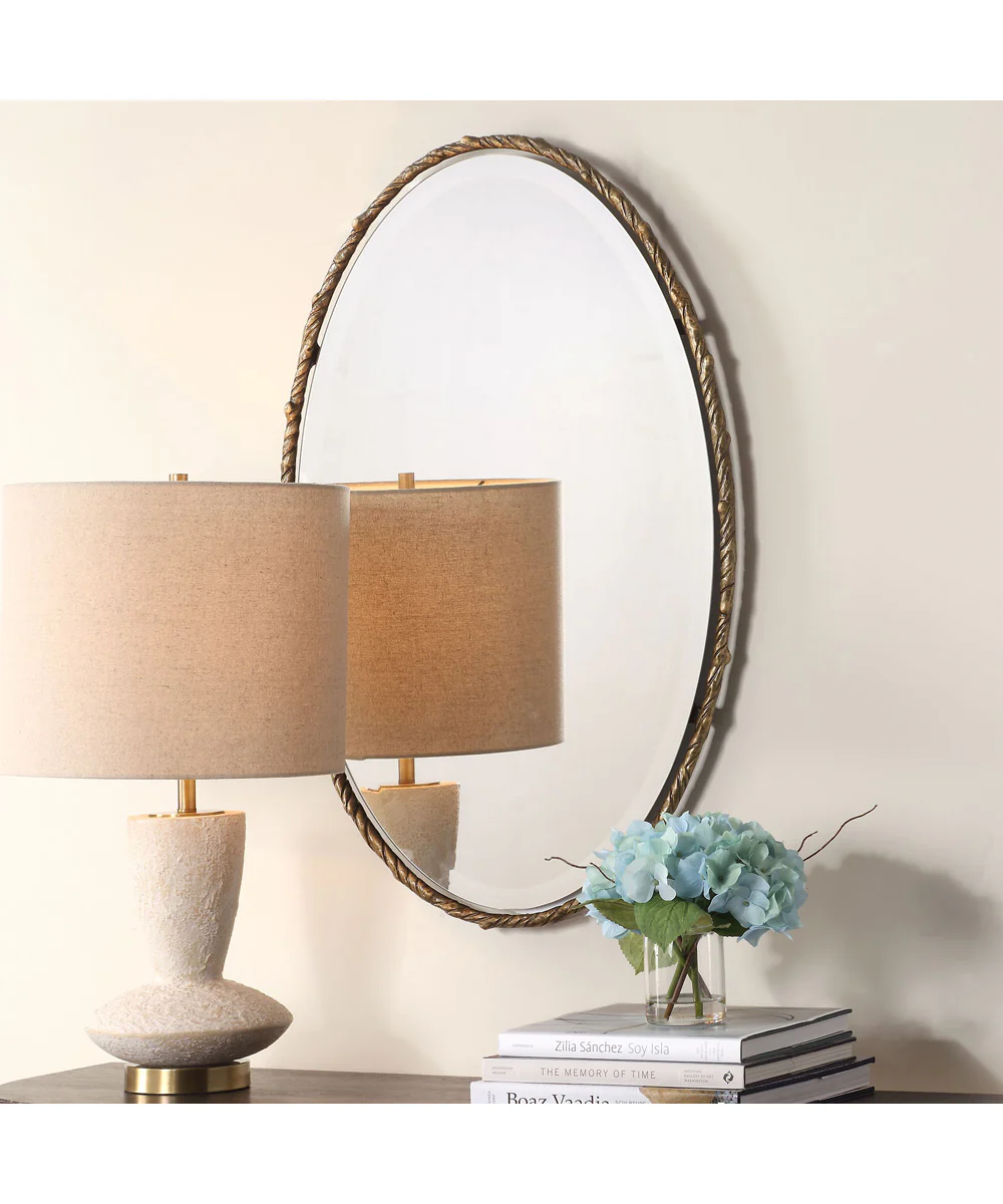 Twisted Branch Oval Mirror - Image 3