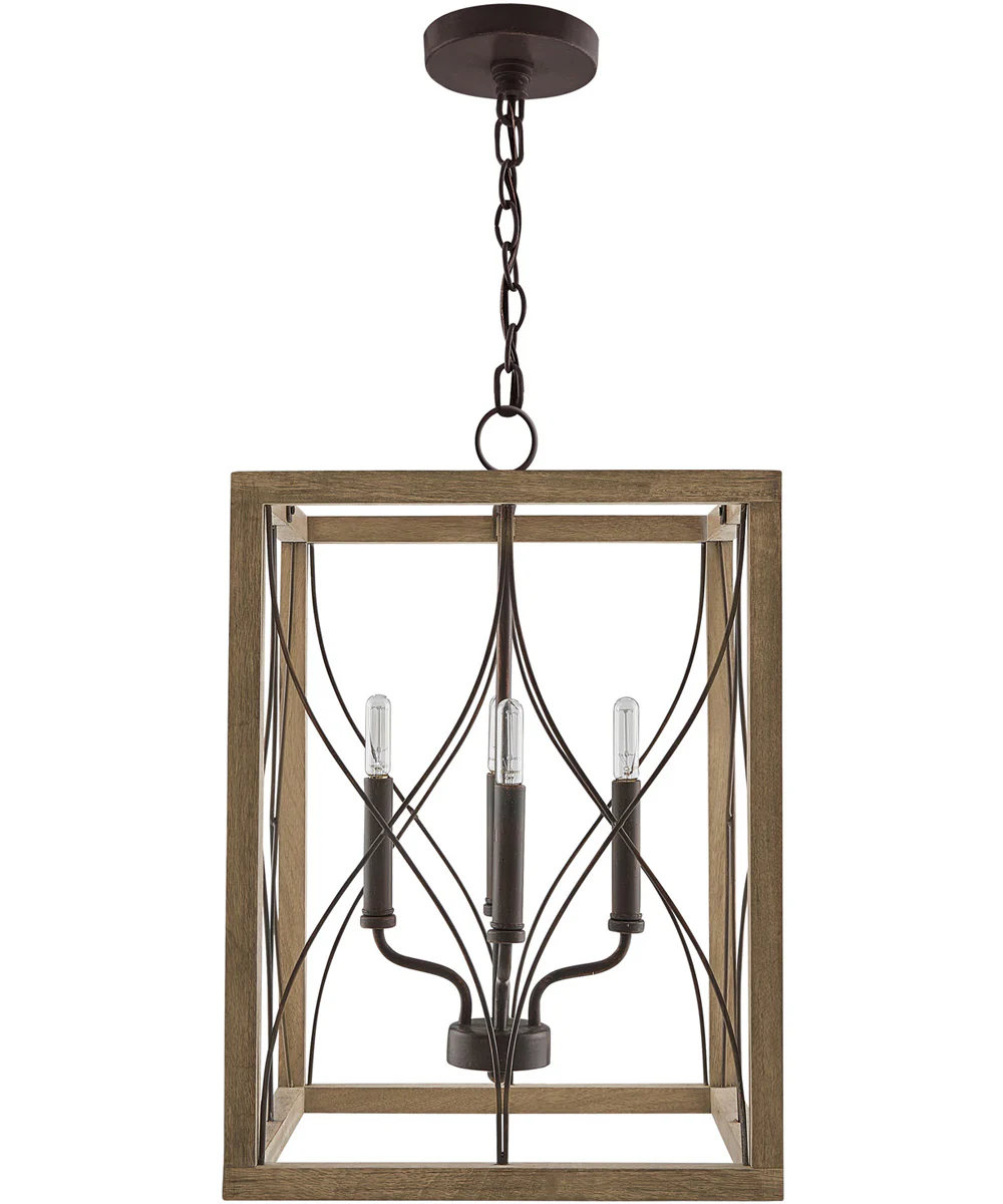 Tybee 4-Light Foyer In Nordic Grey
