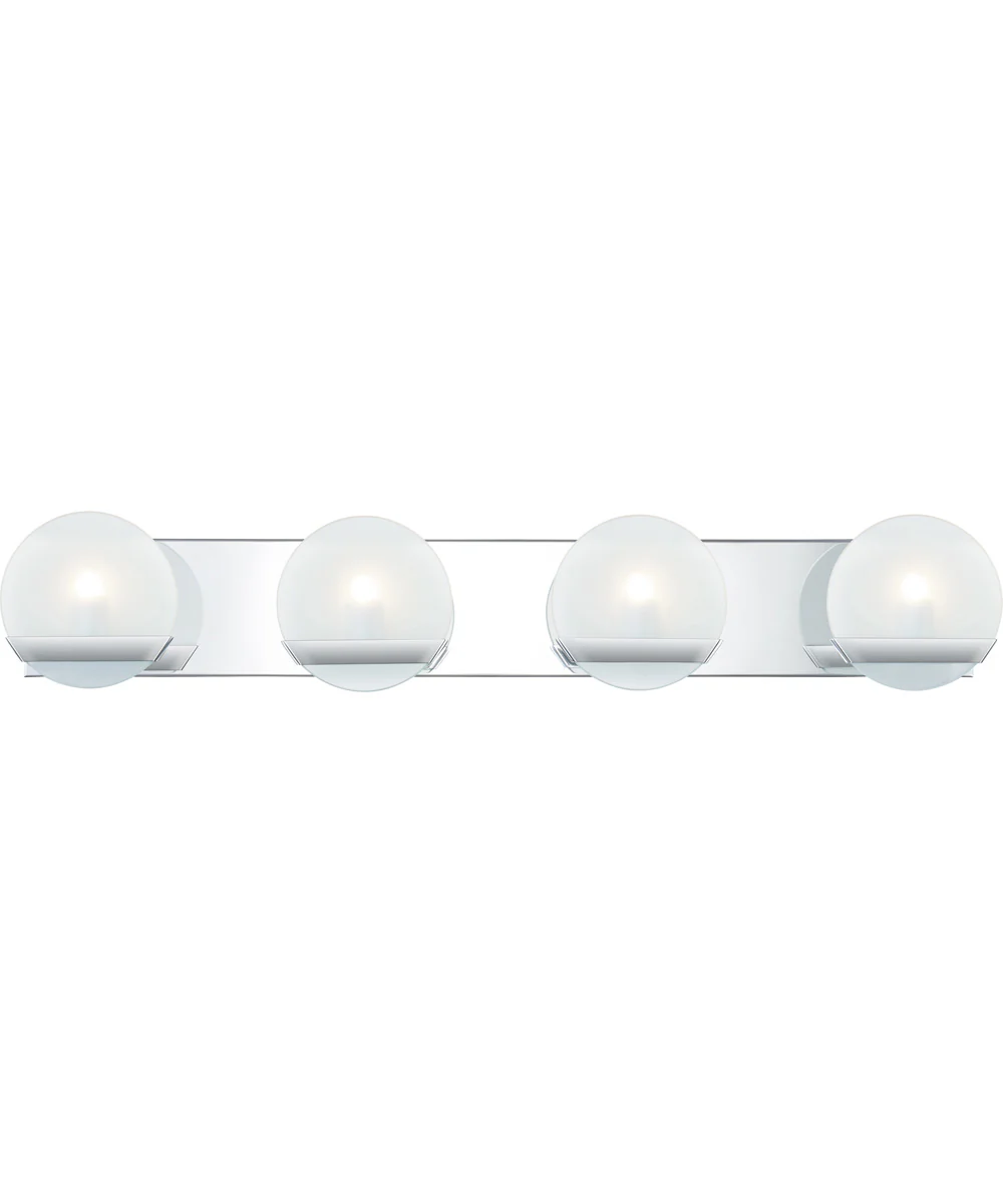 Tyleigh Extra Large 4-light Bath Light Polished Chrome - Image 2