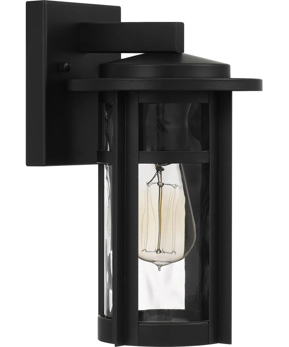 Uma Medium 1-light Outdoor Wall Light Matte Black - Image 3