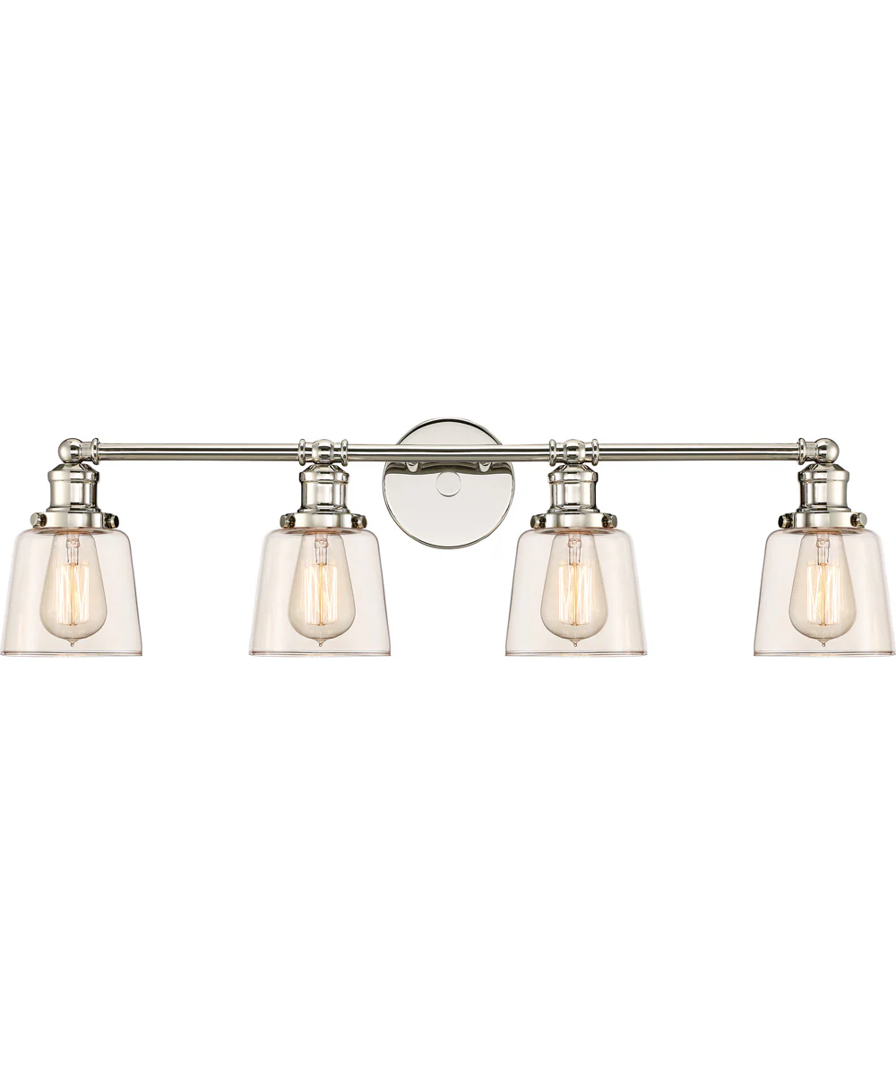 Union Extra Large 4-light Bath Light Polished Nickel - Image 2