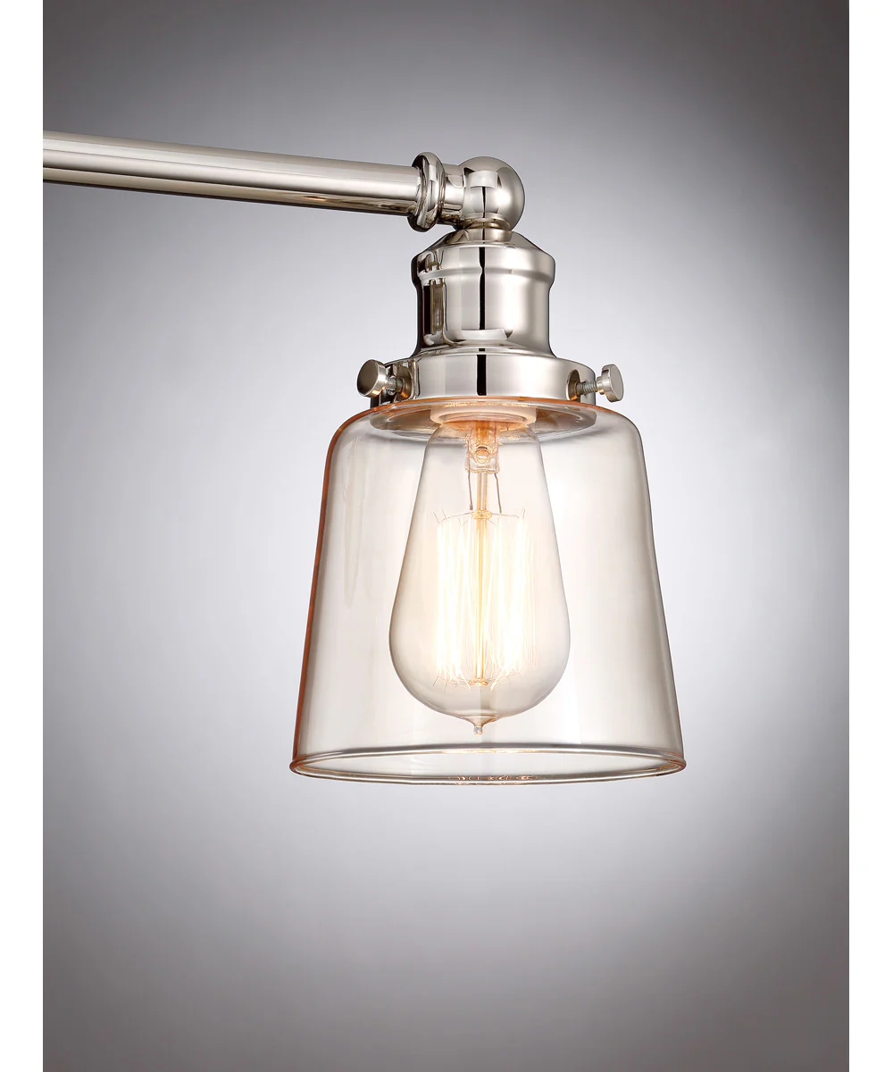 Union Large 3-light Bath Light Polished Nickel - Image 6