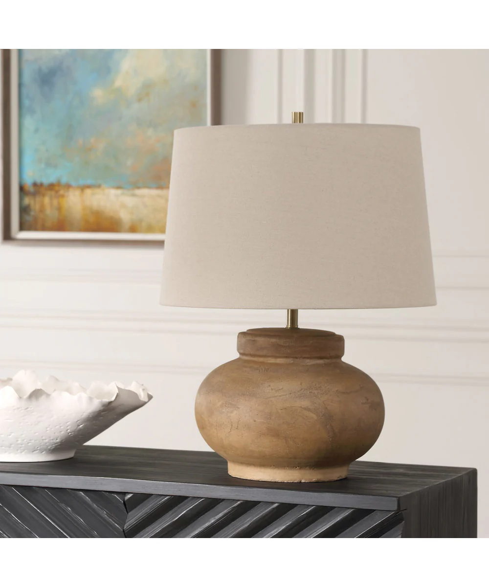 Urbino Aged Terracotta Table Lamp - Image 3