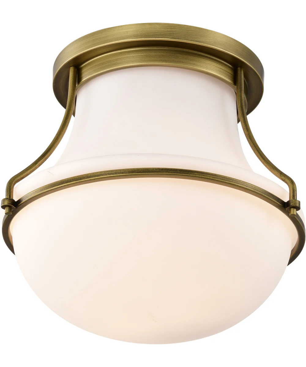Valdora 1-Light Close-to-Ceiling Natural Brass - Image 6