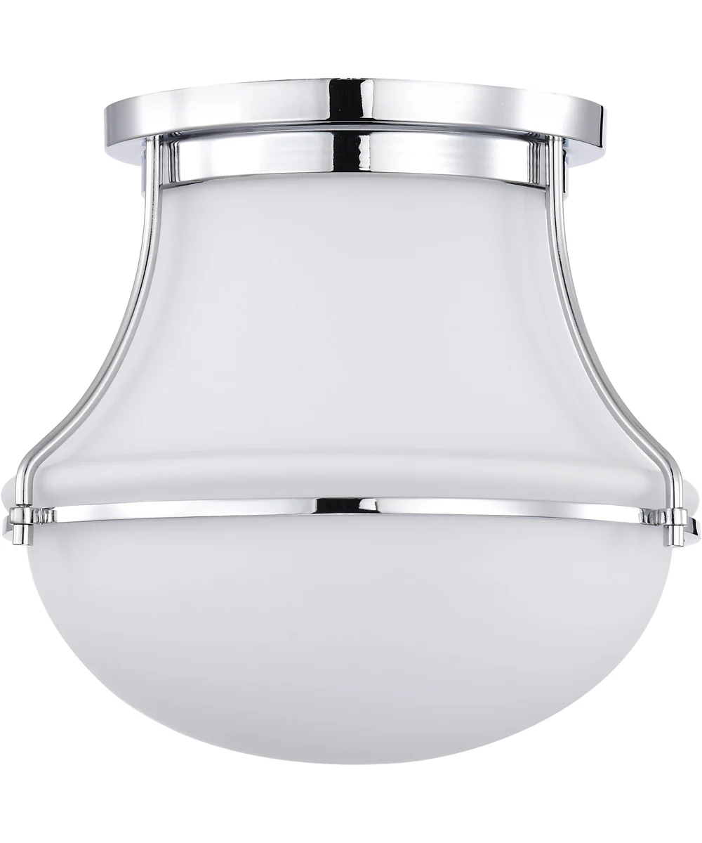 Valdora 1-Light Close-to-Ceiling Polished Nickel - Image 3