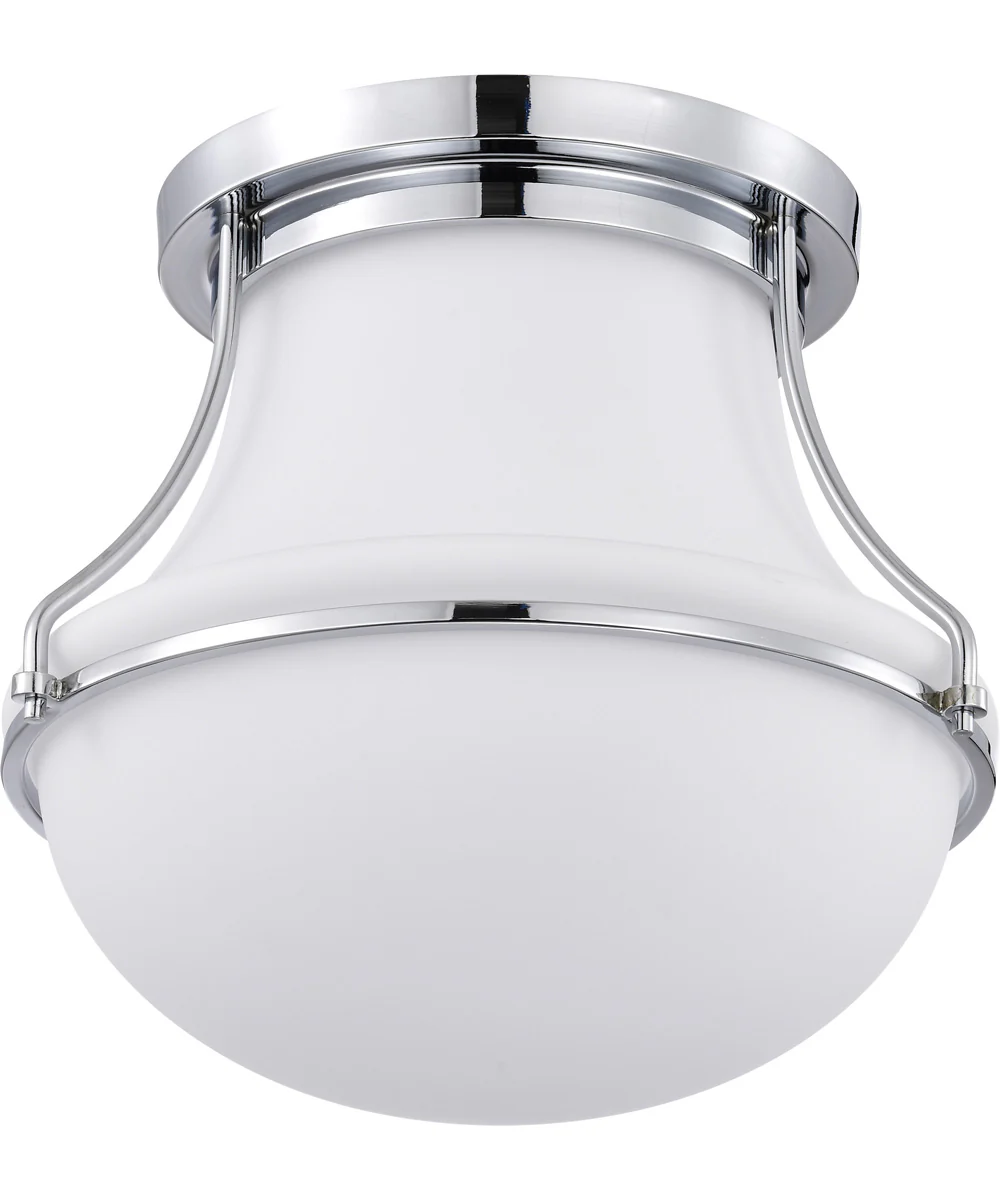 Valdora 1-Light Close-to-Ceiling Polished Nickel - Image 3