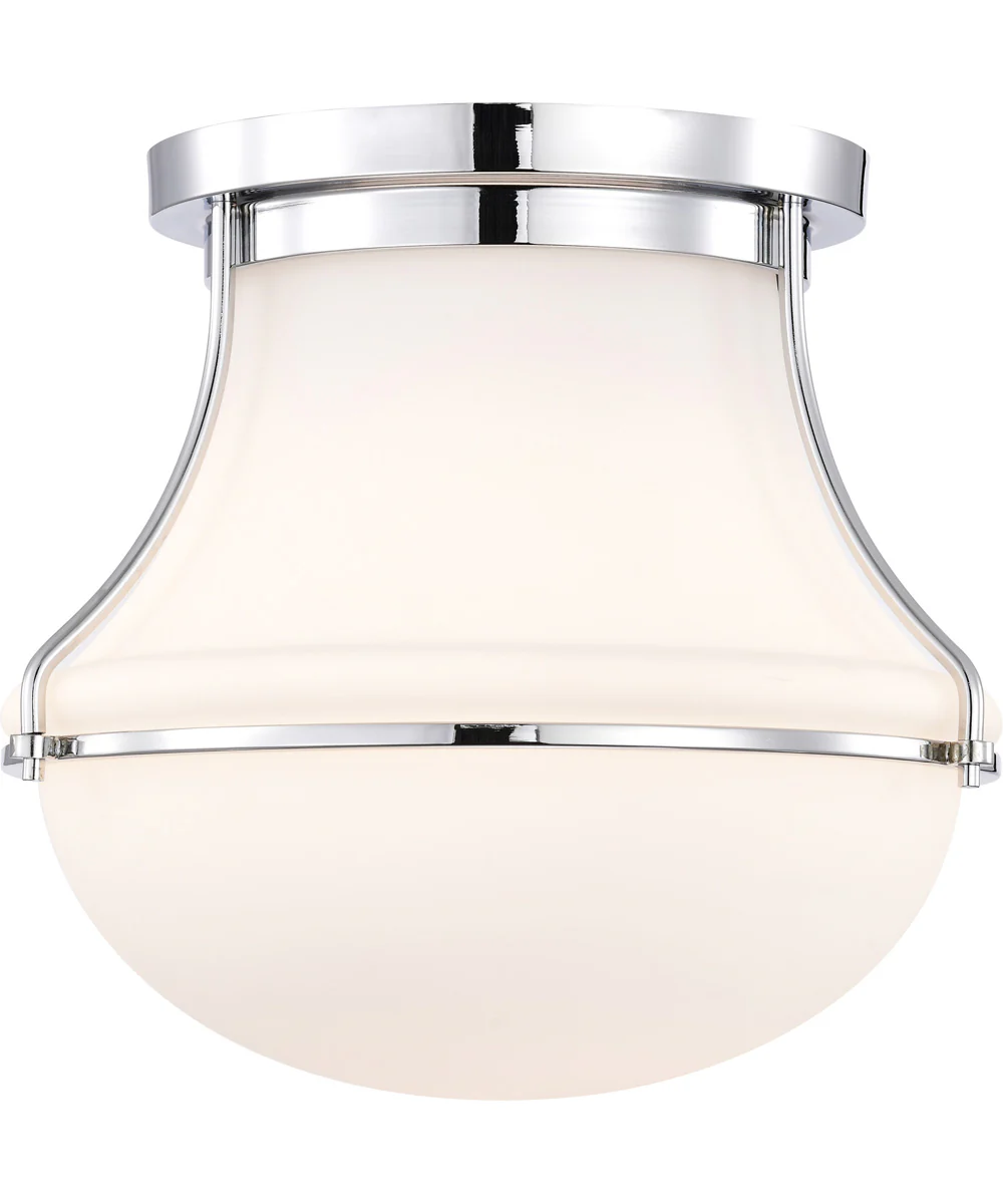 Valdora 1-Light Close-to-Ceiling Polished Nickel - Image 6