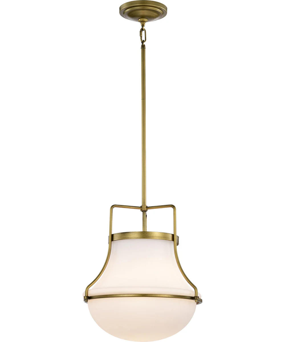 Valdora 1-Light Pendant Natural Brass - Image 2