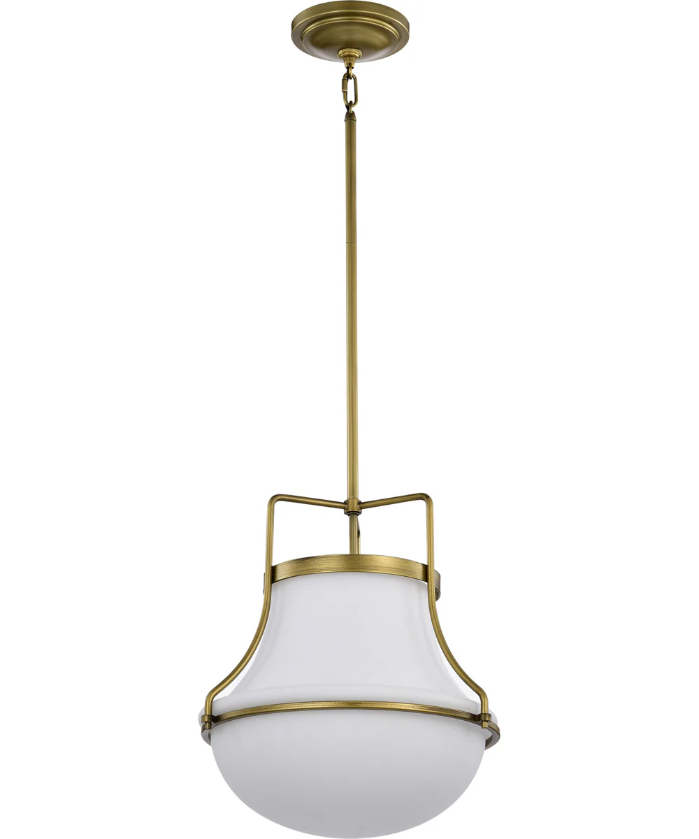 Valdora 1-Light Pendant Natural Brass - Image 5