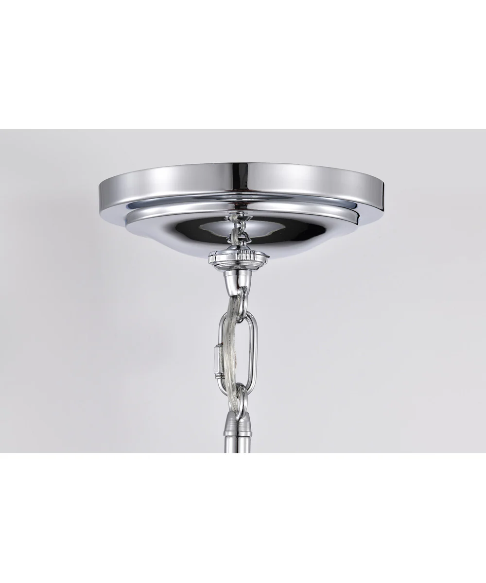 Valdora 1-Light Pendant Polished Nickel - Image 8