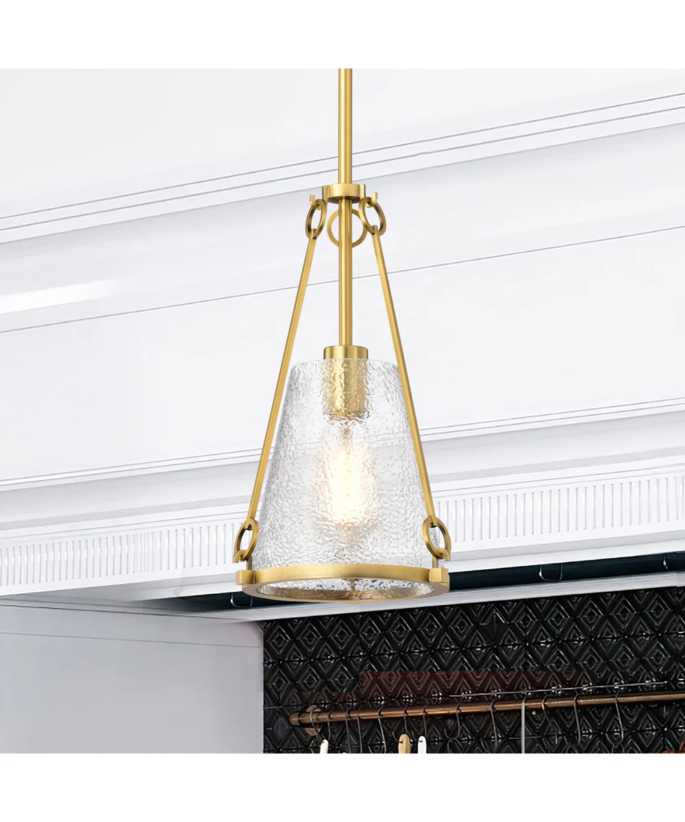 Valentine 1-Light Pendant Vintage Brass - Image 3