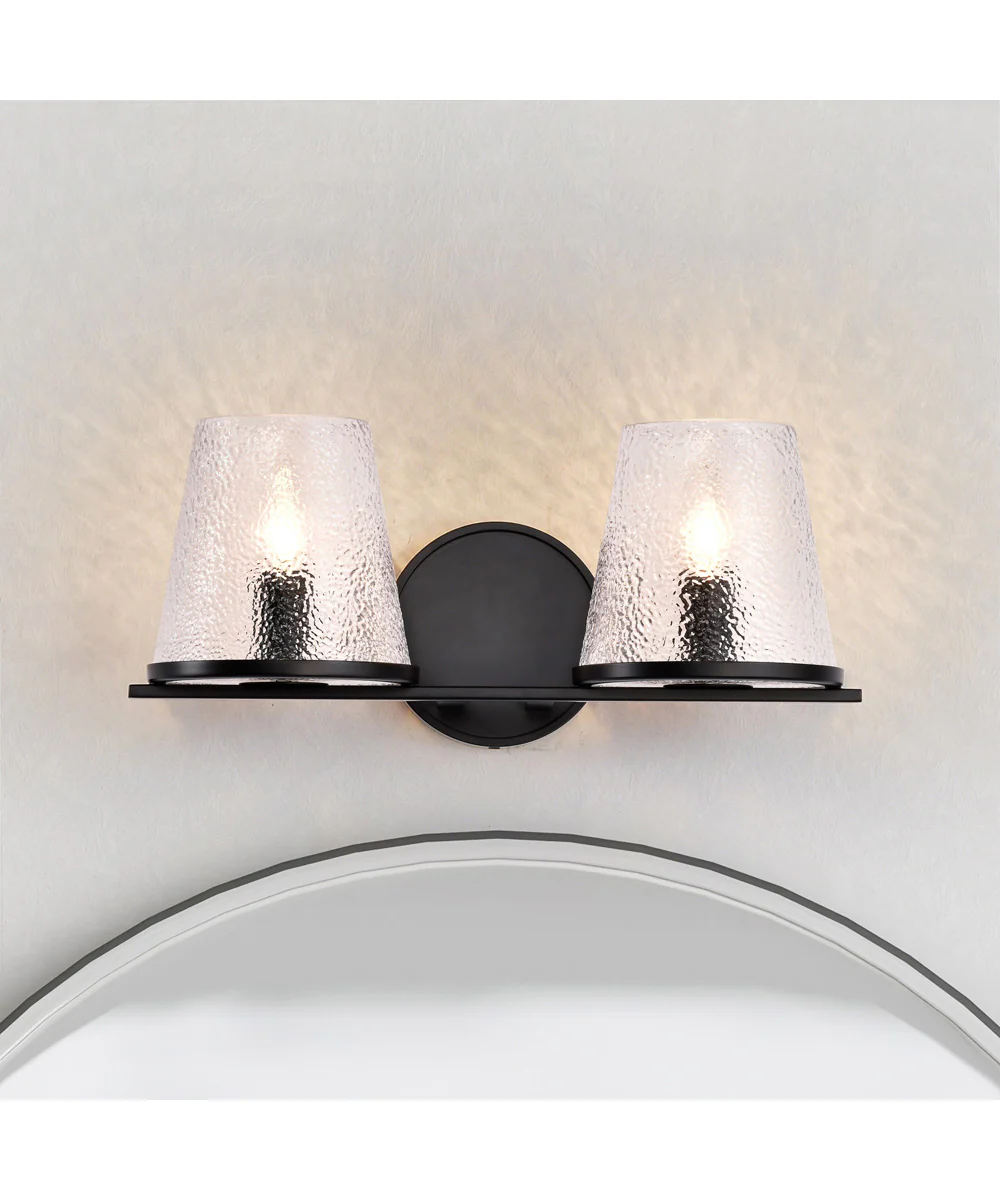 Valentine 2-Light Vanity & Wall Black - Image 3