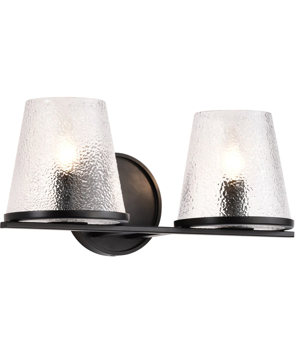 Valentine 2-Light Vanity & Wall Black - Image 4